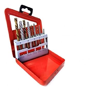 【中古】【39shop】【輸入品・未使用】10個入り★左手用ねじ抜きキット 壊れたボルト締め具の取り外し簡単 ドリルビット(新古品)|アトリエ絵利奈