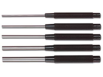 【中古】【輸入品・未使用】Starrett S248PC Extended Length Drive Pin Punch 1/8-3/8 Pin Diameters 8 Overall Length 3-1/2 Pin Length In Red Vinyl Pouch (Pack of 5)