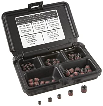 【中古】【インポート品・未当て嵌める】E-Z Lok Threaded Inserts for Metal; Assortment Kit; Carbon Steel; Metric Internal Threads M3-0.5 M4-0.7 M5-0.8 M6-1.0 M8-1.25; 50 Piece