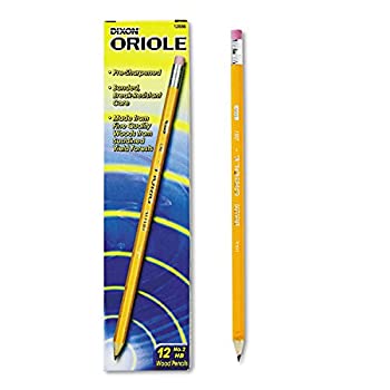 【中古】【インポート品・未当て嵌める】Dixon Oriole Woodcase Pre-Sharpened Pencil HB #2 Yellow Barrel 12/Pack by Dixon