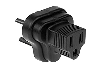 【中古】【インポート品・未当て嵌める】空想科学小説有線テレビyl-8015?USA NEMA 5???15rにバーラット/South Africa 3いの一番ワット数繋ぎアダプター
