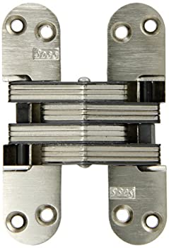 【中古】【39shop】【輸入品・未使用】SOSS★Mortise Mount Invisible Hinge with 8 Holes Zinc Satin Nickel Finish 4-5/8 Leaf Height 1-1/8 Leaf Width 1-41/64 Leaf Thickness #10(新古品)|アトリエ絵利奈