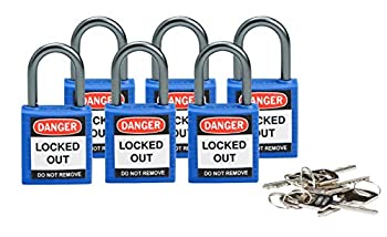 【中古】【39shop】【輸入品・未使用】Brady★118929 Blue Brady Compact Safety Lock - Keyed Different (6 Locks) by Brady（新古品）｜アトリエ絵利奈