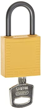 【中古】【輸入品・未使用】Brady 118930 Yellow Brady Compact Safety Lock - Keyed Different (6 Locks) by Brady