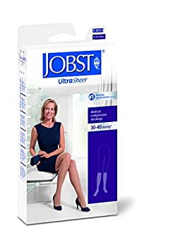 【中古】【インポート品・未当て嵌める】Jobst 119631 Ultrasheer Knee Highs PETITE 30-40 mmHg - 15 インチ. or less - Size \u0026 Color- Natural X-Large その他-花・ガーデン・DIY