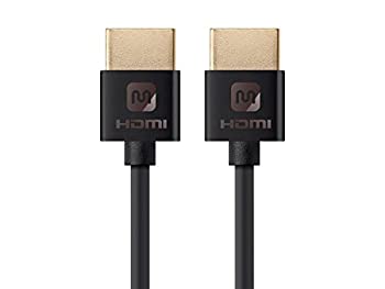 【中古】【39shop】【輸入品・未使用】Monoprice★Monoprice 4K Slim High Speed HDMI Cable 1.5ft - 18Gbps Black（新古品）｜アトリエ絵利奈