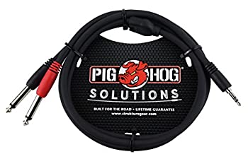 【中古】【輸入品・未使用】Pig Hog PB-S3410 3.5 mm Stereo to Dual 1/4 Mono (Male) Stereo Breakout Cable 10 feet by Ultimate
