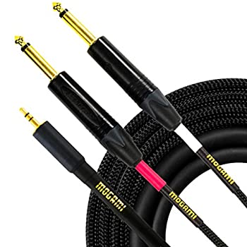 【中古】【39shop】【輸入品・未使用】Mogami★GOLD 3.5-2TS-06 ステレオオーディオYアダプターケーブル 3.5mm TRSプラグ デュアル1/4インチ TSプラグ ゴールドコンタクト ストレートコ(新古品)|アトリエ絵利奈