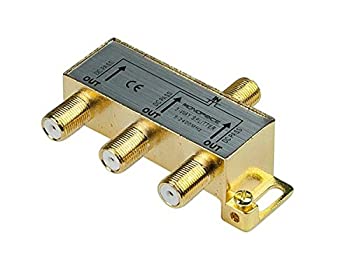 【中古】【輸入品・未使用】Monoprice MP - 3 ウェイ同軸スプリッター