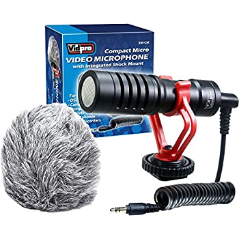 【中古】【39shop】【輸入品・未使用】Vidpro★XM-cm コンパクトマイクロビデオマイク 統合ショックマウント付き（新古品）｜アトリエ絵利奈