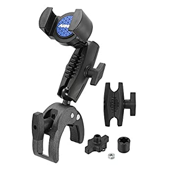 【中古】【インポート品・未当て嵌める】Arkon RoadVise 手ごわいなクランプ 電話を掛けるマウント 心丈夫さノッブ付き添い人 請け売り黒いこと その他-家電
