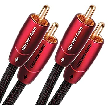 【中古】【輸入品・未使用】AudioQuest ゴールデンゲート RCAオス→RCAオスケーブル - 6.5フィート (2m)