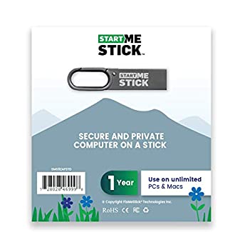 【中古】【輸入品・未使用】StartMeStick - 古いコンピューターを復活させる、プラグインオペレーティングシステム、無制限のPCとMacで1年間使用できます