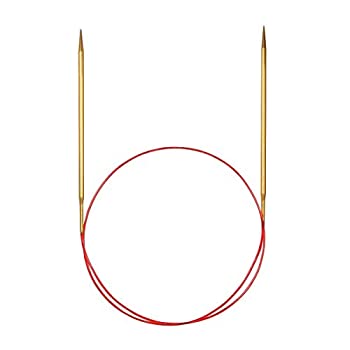 【中古】【輸入品・未使用】addi 714-7/755-7 レース用輪針（メッキなし） 120cm (3.50mm)
