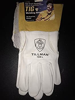 【中古】【インポート品・未当て嵌める】Tillman 1338 Top Grain Goatskin TIG Glove with Glide Patch Large
