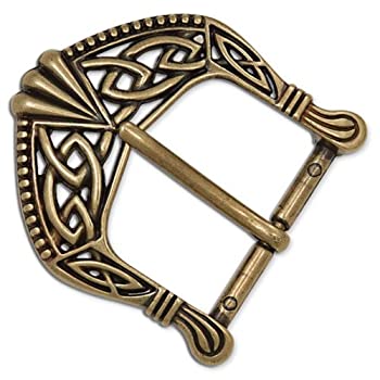 【中古】【39shop】【輸入品・未使用】1★1/2 Antique Brass Finish Celtic Buckle by Tandy Leather（新古品）｜アトリエ絵利奈