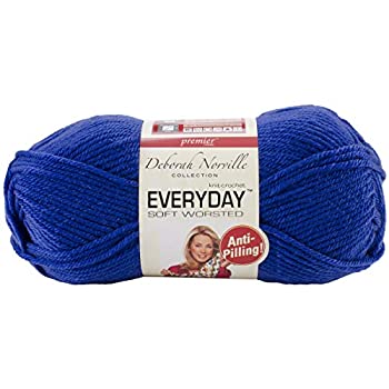 【中古】【輸入品・未使用】Deborah Norville Collection Everyday Solid Yarn-Royal Blue by Premier Yarns
