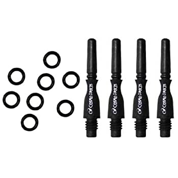 【中古】【39shop】【輸入品・未使用】コスモダーツ★フィットシャフト シャフト カーボン ハイブリッドスピン Cブラック1(新古品)|アトリエ絵利奈