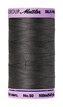 【中古】【インポート品・未当て嵌める】Mettler Silk-Finish Solid Cotton Thread 547 ヤード/500m Dark Charcoal by Mettler