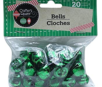 【中古】【39shop】【輸入品・未使用】20★Count 3/4 Inch Green Crafter's Square Craft Jingle Bells (Pack of 2) by Crafters Square（新古品）｜アトリエ絵利奈