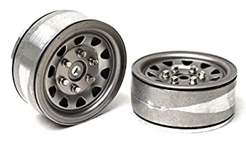 【中古】【39shop】【輸入品・未使用】Gmade★70497 1.9 SR04 ビードロックホイール (コーティングなしシルバー) (2)（新古品）｜アトリエ絵利奈