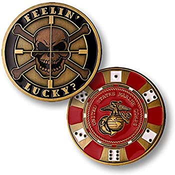 【中古】【輸入品・未使用】アメリカ海兵隊 ラッキーチャレンジコイン