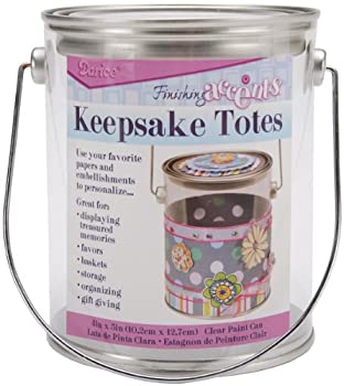 【中古】【39shop】【輸入品・未使用】Darice★Bulk Buy Keepsake トート クリアペイント缶 4インチ x 5インチ 121263 (3パック)（新古品）｜アトリエ絵利奈
