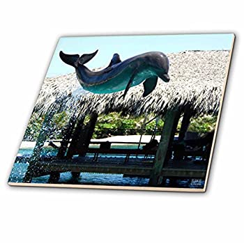 【中古】【39shop】【輸入品・未使用】CT★10698?Kike Calvo Whales n Dolphins???Bottlenose Dolphin???タイル 4-Inch-Ceramic ct_10698_1(新古品)|アトリエ絵利奈