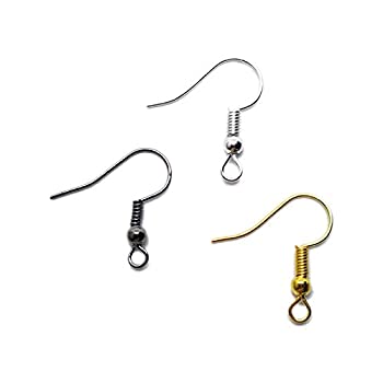 【中古】【輸入品・未使用】Beading Station 100-Piece Mix Ear Wire Fish Hooks for Jewelry Making Silver/Gold/Black by Beading Station 8,985円