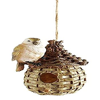 【中古】【39shop】【輸入品・未使用】ブロッサム★バケツ ハンギングバードハウスと鳥（新古品）｜アトリエ絵利奈