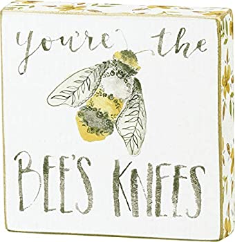 【中古】【39shop】【輸入品・未使用】Primitives★by Kathy You're The Bees Knees ブロックサイン（新古品）｜アトリエ絵利奈
