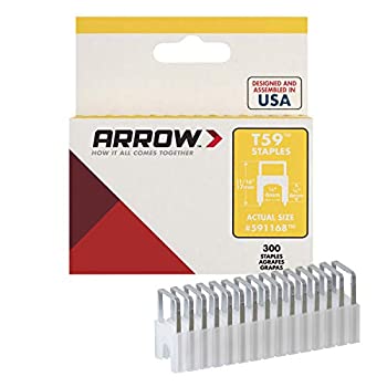 【中古】【輸入品・未使用】アローA591168ステープル、シルバー、x 1/4インチ/ 6 mm x 6 mm