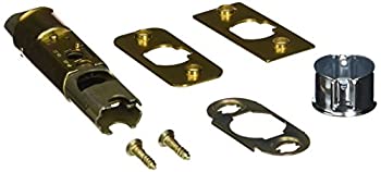 【中古】【輸入品・未使用】Kwikset 1825-18 6ウェイ調節可能デッドラッチ 光沢真鍮