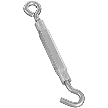 【中古】【輸入品・未使用】(1) - Stanley National Hardware 2172BC 0.6cm x 18cm - 1.3cm Zinc Plated Hook/Eye Turnbuckle