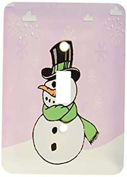 【中古】【輸入品・未使用】3drose LSP _ 60353?_ 1?Snowman with Winteryライトパープル雪シーンSingle切り替えスイッチ