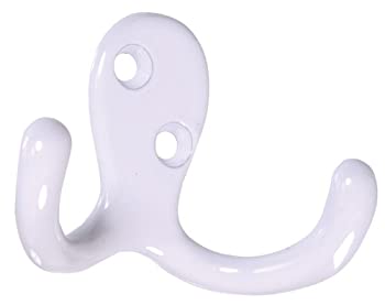 【中古】【39shop】【輸入品・未使用】The★Hillman GroupTheヒルマングループ852084ダブルClothes hook-ホワイト2?- Pack 852084 1(新古品)|アトリエ絵利奈