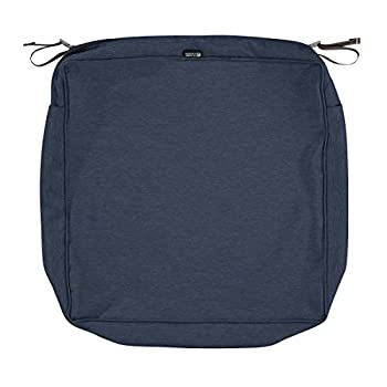 【中古】【39shop】【輸入品・未使用】Montlake★Water-Resistant 25 x 25 x 5 Inch Patio Seat Cushion Slip Cover Heather Indigo Blue（新古品）｜アトリエ絵利奈