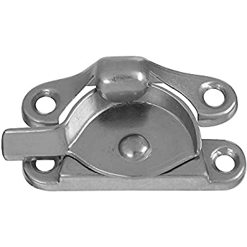 【中古】【輸入品・未使用】(Satin Nickel) - National Hardware N325-381 V600 Sash Lock in Satin Nickel