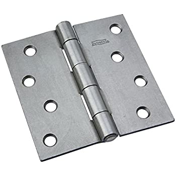 【中古】【輸入品・未使用】(4 Inch) - National Hardware N140-681 505BC Non-Removable Pin Hinge in Plain Steel