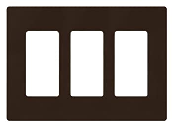 【中古】【輸入品・未使用】(Brown) - Lutron CW-3-BR Claro 3-Gang Wallplate Brown 9,105円
