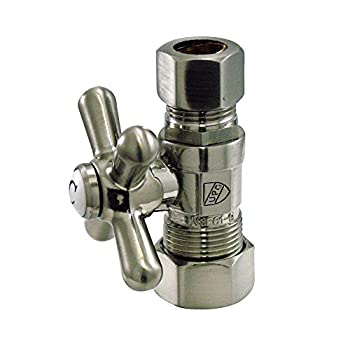 【中古】【輸入品・未使用】Kingston Brass CC44458X Straight Stop With .62 in. OD Compression x .5 in. OD Compression