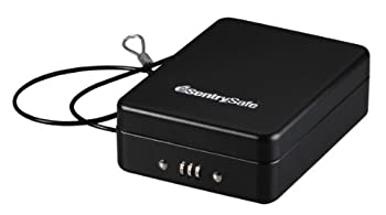 【中古】【輸入品・未使用】SentrySafe P005C ポータブル金庫 0.05立方フィート ブラック