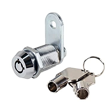 【中古】【輸入品・未使用】FJM Security MEI-2400AL-KA カムロック チューブ状 1-1/8インチのシリンダー付き クロム仕上げ 同じ鍵 1.125 MEI-2400AL 1