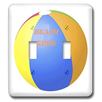 【中古】【インポート品・未当て嵌める】3drose LSP 43698?_ 2?Double Toggle Switch with Beach Time砂浜どんぶり鉢