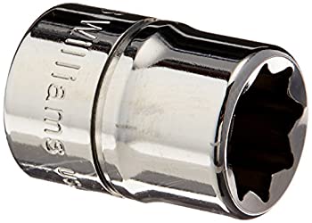 【中古】【輸入品・未使用】Williams bd-812?3?/ 8ドライブShallowソケット、8点、3?/ 8インチ