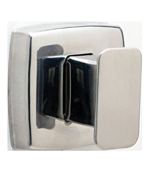【中古】【輸入品・未使用】Bobrick 76717 Stainless Steel Surface Mounted Single Robe Hook Satin Finish 1-3/16 Width x 1-5/8 Height by Bobrick