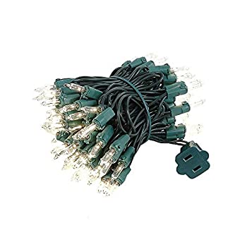 【中古】【輸入品・未使用】Novelty Lights Inc. CG100/2.5 Commerical Grade Christmas Mini Light Set Clear Green Wire 100 Light 22' Long by Novelty Lights