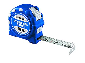 【中古】【輸入品・未使用】Komelon SS116SS Gripper 16-Foot Stainless Steel Measuring Tape(Packaging May Vary)