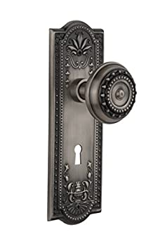 【中古】【39shop】【輸入品・未使用】Nostalgic★Warehouse Meadowsプレートwith Keyhole Meadowsノブ Double Dummy 704300 1(新古品)|アトリエ絵利奈
