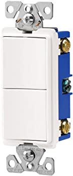 【中古】【輸入品・未使用】Eaton 7728W-SP 15-Amp 120-Volt Decorator Heavy Duty Grade Two Single-Pole Combination Switches White by Eaton
